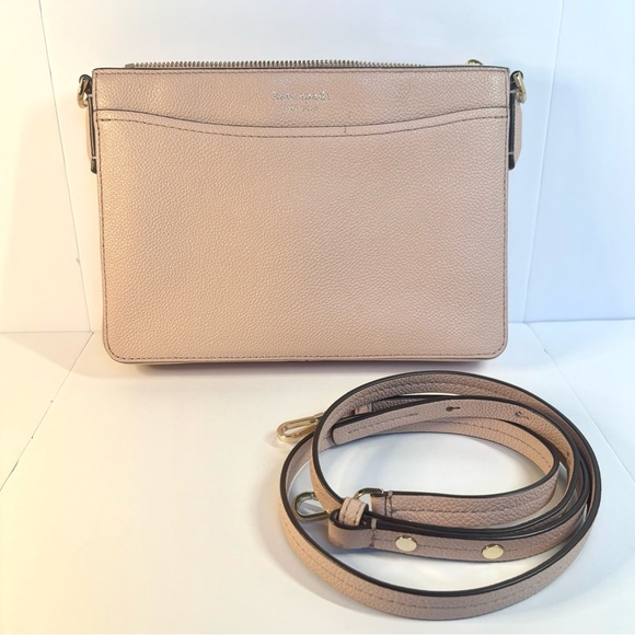 Kate Spade light pink crossbody (gold hardware) - Picture 3 of 8